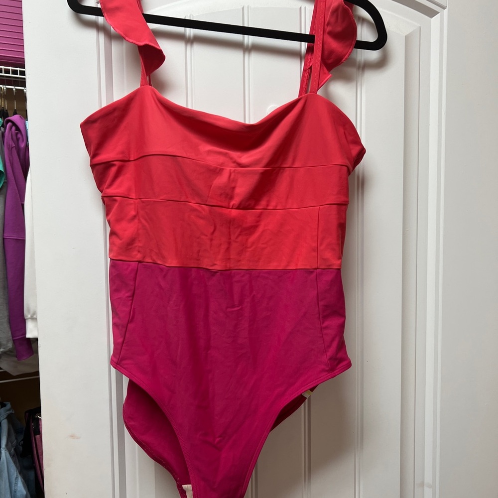 Summersalt Women's One Piece Swimsuit - Red and Pink